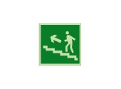 Табличка Hexagone Е16 (Направление к эвакуационному выходу по лестнице вверх) 