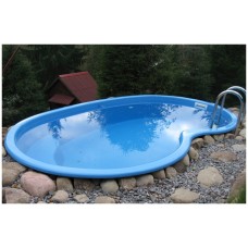 Композитный бассейн FIBERPOOLS Гарда, объем 15м³