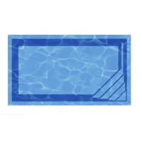 Композитный бассейн БассЛюкс Ларнака, размеры 5,20 x 3,00 x 1,50 м, объём 17 м³