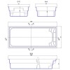 Композитный бассейн Laguna Pools 6 Premium, 6.0х3.0х1.55 м Фото 3