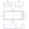 Композитный бассейн Laguna Pools 8 Premium, 8.0х3.5х1.55 м Фото 3