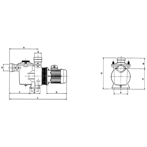 Насос AstralPool Aral SP-3000 4 кВт 230/400 В III для трубы диаметром 90 мм