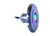 Светильник AstralPool LumiPlus Mini 2.11 белый свет, 12 В (315 лм). Без ниши, облицовочный обод из нерж. стали