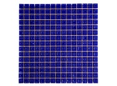 Мозаика стеклянная Aquaviva однотонная тёмная, цвет кобальт С63N(5)