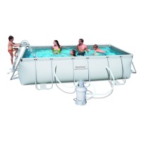 Каркасный бассейн Bestway 56457/56244 с песочным фильтром (412х201х122)