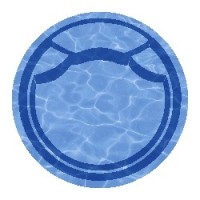 Композитный бассейн БассЛюкс Глория, размеры Д2,70 x Н1,00 м, объём 4,2 м³