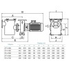 Насос Bombas Saci CF-4, 18,5 кВт, 310м 3/ч (16 м), DN150 Фото 2