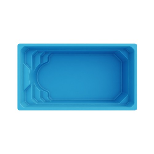 Композитный бассейн Composit Group Престиж, размеры 5,0 × 2,8 × 1,5 м, объём 17 м3 (линейка Премиум)