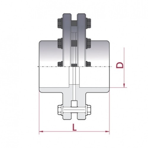 Болт, гайка, шайба для фланцевого комплекта Cepex (оцинкованная сталь), М16х90