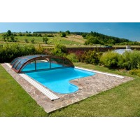 Павильон для бассейна Idealcover Dallas Clear-A, 3 модуля (плексиглас 4 мм). Цвет профилей - серебристый Elox