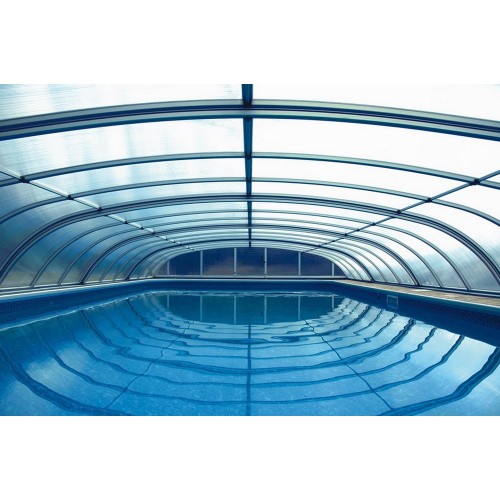 Павильон для бассейна Idealcover Dallas Clear-B, 4 модуля (плексиглас 4 мм). Цвет профилей - серебристый Elox