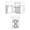 Насос для гидромассажа Emaux SP100, 0,9 кВт, 8 м3/час, 1 фаза Фото 2