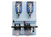 Автоматическая система дозирования Emec в сборе, производительностью pH 8 л и Cl 20 л/час, для бассейна до 600 м3