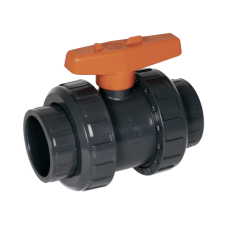 Кран шаровой ПВХ S6 Peraqua (90 мм), DN 80, PN10