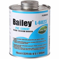 Клей для труб ПВХ Bailey L-6023, 0,946 л
