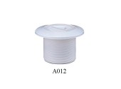 Форсунка из ABS-пластика для подключения пылесоса подключение 2" НР и 1 1/2" ВР, под бетон (IML)