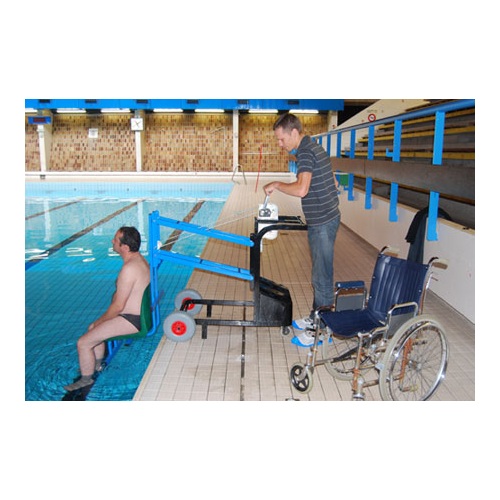 Универсальный подъёмник для инвалидов Hexagone Uni-Kart для использования в бассейне, 1200х800х1400 мм 