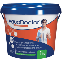 Быстрорастворимый хлор AquaDoctor C-60, гранулированный, 1 кг