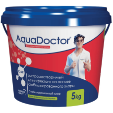 Быстрорастворимый хлор AquaDoctor С60-Т, таблетки, 5 кг