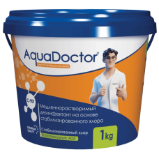 Меделенно-растворимый хлор AquaDoctor С90-Т, таблетки 200 гр, 1 кг