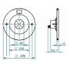 Светодиодный прожектор Hugo Lahme 12х3 Вт LED, 60°, 12 В, круглая рамка Ø270 мм из нержавеющей стали, кабель 2,5 м (холодный белый, 4104 люмен) Фото 2