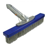 Щетка для стен шириной 25 см с алюминиевой рукояткой Kokido Classic. Ворс из нержавеющей стали