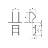 Поручни для лестницы Kripsol Two Part из нержавеющей стали Фото 2