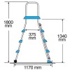 Лестница для сборно-разборных бассейнов серия "PR" (GRE) Фото 4