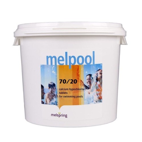 Гипохлорит кальция Melspring MELCLORITE N.X 70/20, 45 кг, таблетки, медленнорастворимый, для хлоратора