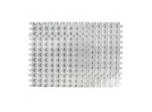 Переливная решетка Netta Grift с центральным соединением, размер 245 x 25 мм, цвет белый