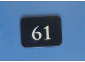 Номерок на шкаф из полистриола ПТК Спорт 30 х 40 х 1,2 мм 