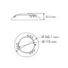 Накладной светильник Aquaviva LED003 252LED White Фото 5