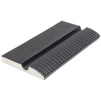 Плитка керамическая бордюрная с поручнем SertekPool 250х125 антрацит