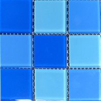 Мозаика стеклянная Aquaviva Сristall Light Blue