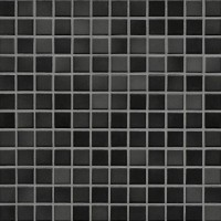 Мозаика керамическая Jasba Fresh 2,4 x 2,4 см, Midnight black mix glossy