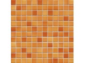 Мозаика керамическая Jasba Fresh 2,4 x 2,4 см, Sunset orange mix glossy