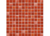 Мозаика керамическая Jasba Fresh 2,4 x 2,4 см, Coral red mix glossy