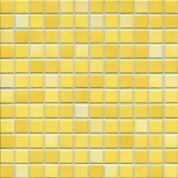 Мозаика керамическая Jasba Fresh 2,4 x 2,4 см, Sunshine yellow mix glossy