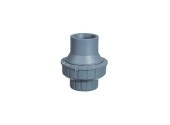Обратный клапан 2-х муфтовый подпружиненный ПВХ Pool King 1,0 МПа d_63 мм /USC0263/