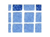 Плёнка Elbtal SBGD 160 SUPRA мозаика синяя (mosaic blue), 25х1,65 м