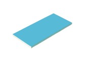 Плитка керамическая Aquaviva глянцевая С335С, цвет светло-голубой, 240х115х9мм