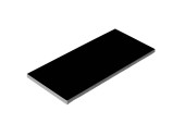 Плитка керамическая Aquaviva С512Е, цвет чёрный, 240х115х9мм