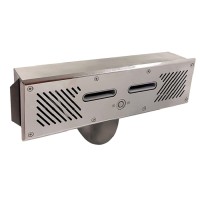 Противоток Xenozone щелевой с двумя соплами, AISI-316, 75 м³/час (пьезо)