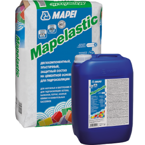 Двухкомпонентный гидроизоляционный состав Mapei Mapelastic, компонент А