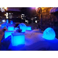 Светильник Smart Green плавающий Rocky. Диаметр - 50 см, высота - 51 см