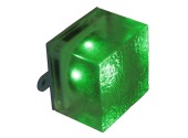 Прожектор Tector BLOCK, 1 диод, 1 Вт, 12В AC, зеленый, 70lm, 100*, IP68 (13720)