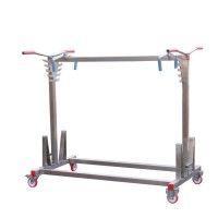 Тележка для хранения и транспортировки финишных панелей ПТК Спорт, нерж. сталь AISI 304 