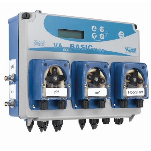 Дозирующая станция VagnerPool DOS Basic OXY в комплекте с насосами, измеряет pH, дозирует Aquablanc