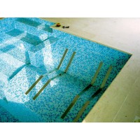 Двухполосный лежак воздушного массажа для бетонного бассейна, Aisi 304 VagnerPool