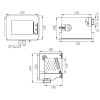 Скиммер с выдвижной корзиной и автодоливом Xenozone, AISI-304 Фото 3